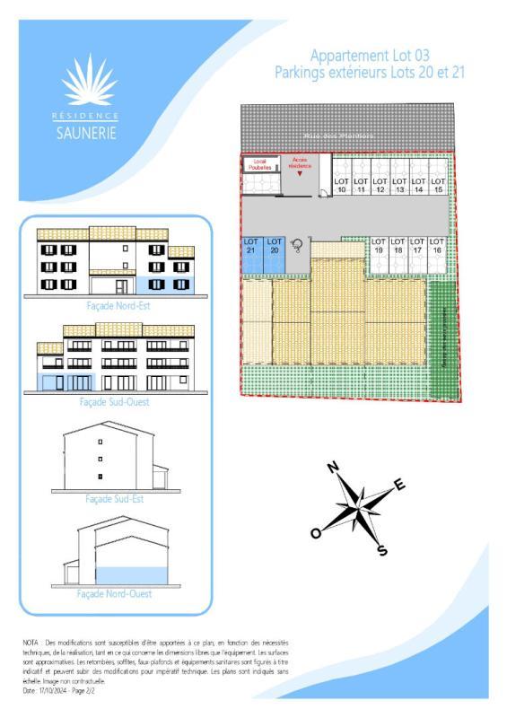 Appartement - 69 m² - 3 pièces