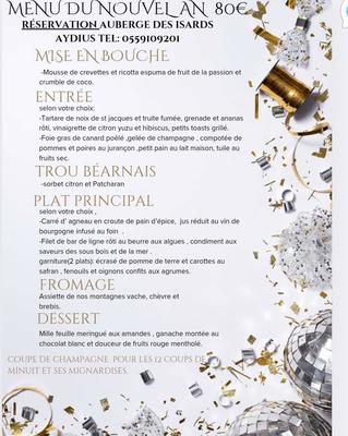 Réveillon à l'Auberge des Isards