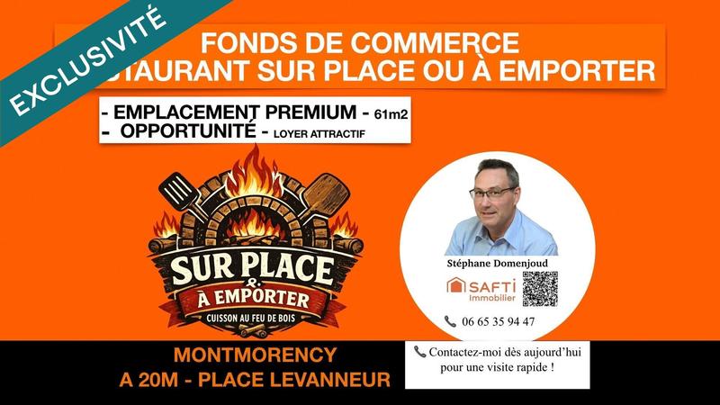 Local commercial - 61 m² - 3 pièces