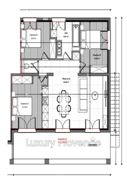 Appartement - 74 m² - 4 pièces