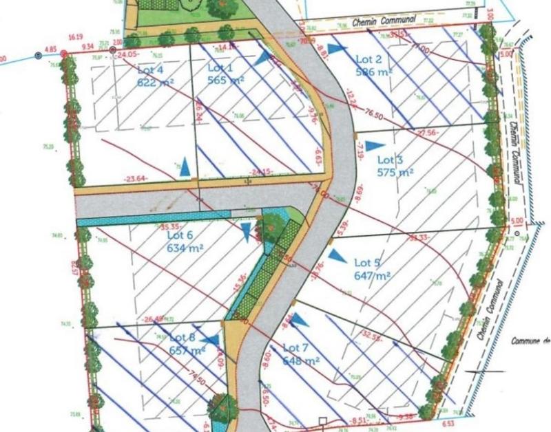 Terrain constructible - 622 m²