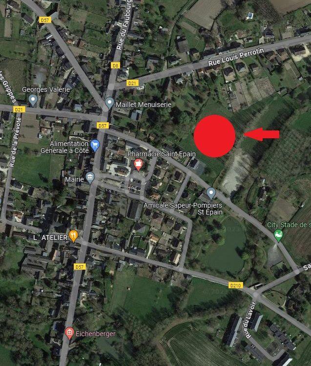 Terrain constructible - 269 m²