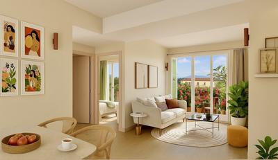 Appartement - 53 m² - 2 pièces