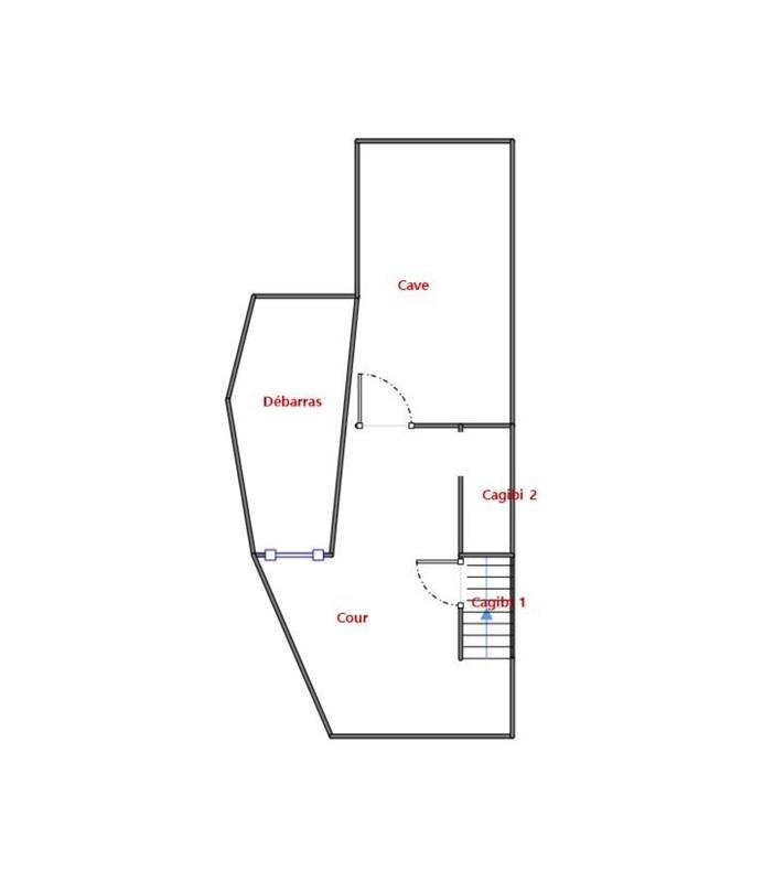 Maison de village - 65 m² - 4 pièces