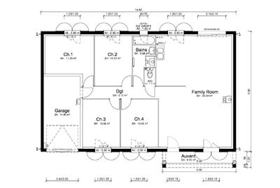 Maison - 100 m² - 5 pièces