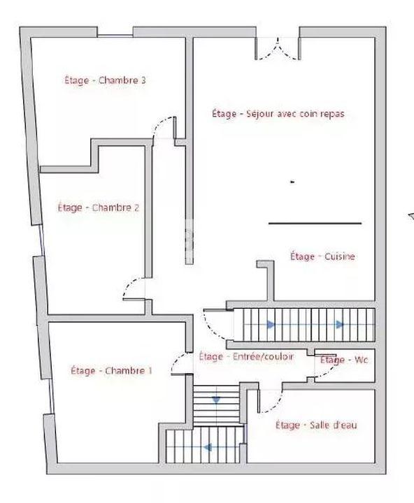 Maison de village - 185 m² - 6 pièces