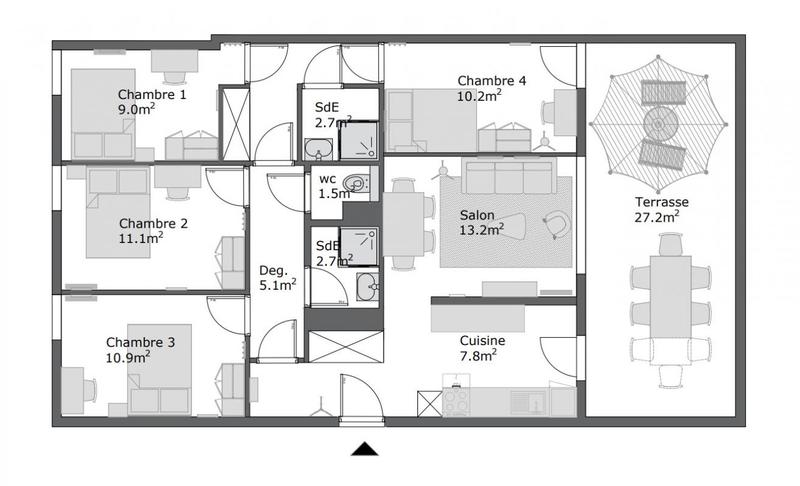 Appartement - 79 m²