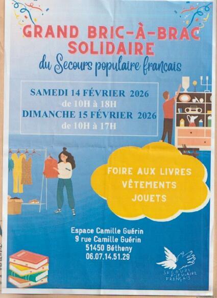 Bric à brac - foire aux livres du secours populaire français