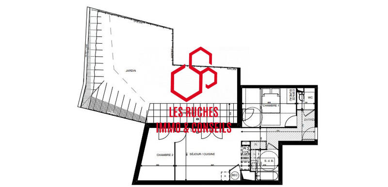 Appartement - 57 m² - 3 pièces