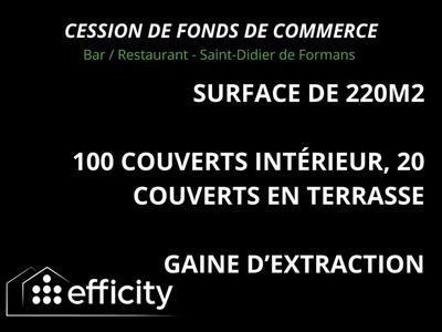 Fonds de commerce - Bureau - 220 m²