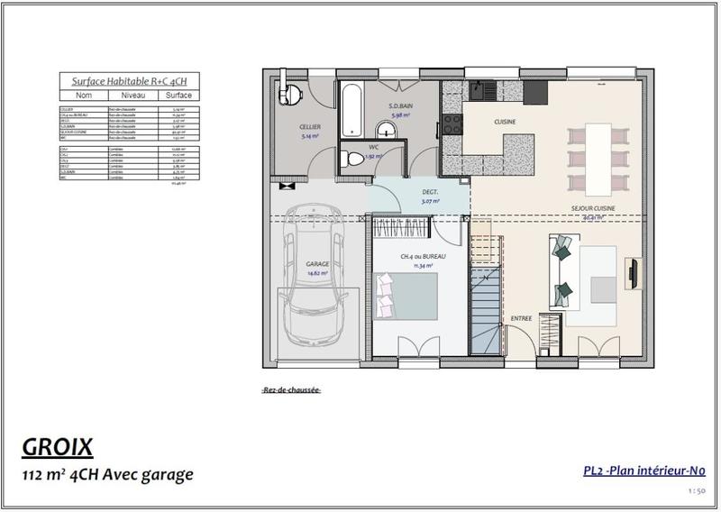 Maison - 111 m² - 5 pièces