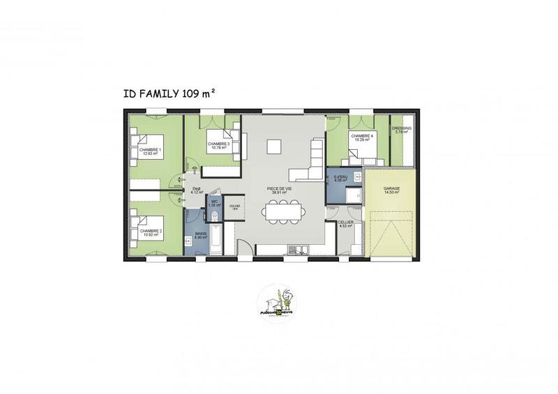 Maison - 109 m² - 6 pièces