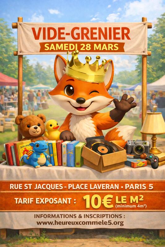 Le grand vide-greniers de la rue saint-jacques