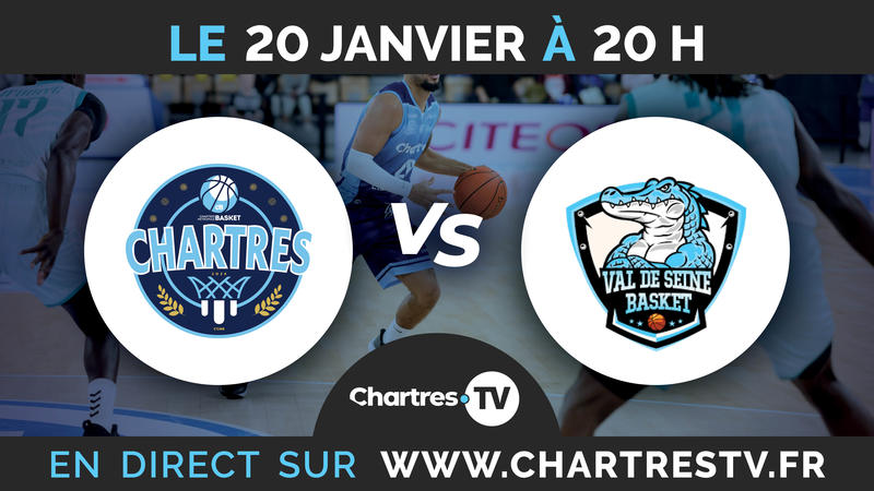 C'Chartres Métropole Basket Masculin vs Val de Seine Basket