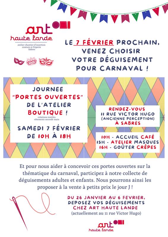 "Portes ouvertes" Carnaval