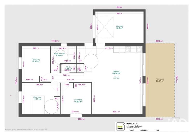 Maison - 85 m² - 4 pièces