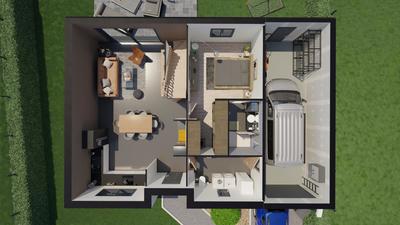 Maison - 65 m² - 3 pièces