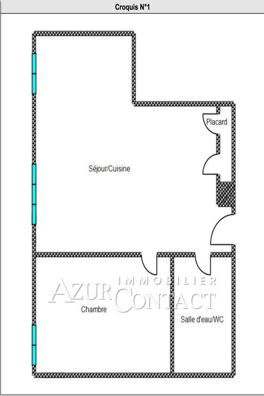 Appartement - 31 m² - 2 pièces