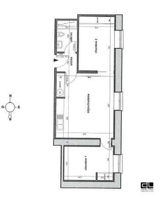 Appartement - 49 m² - 3 pièces