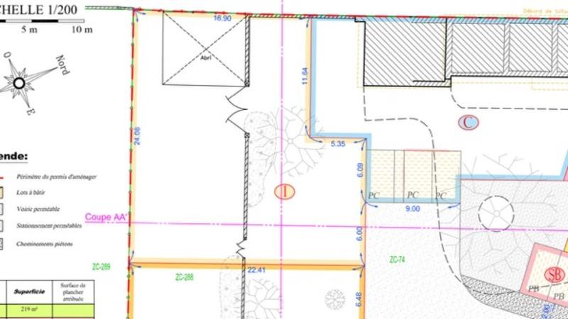 Terrain constructible - 470 m²