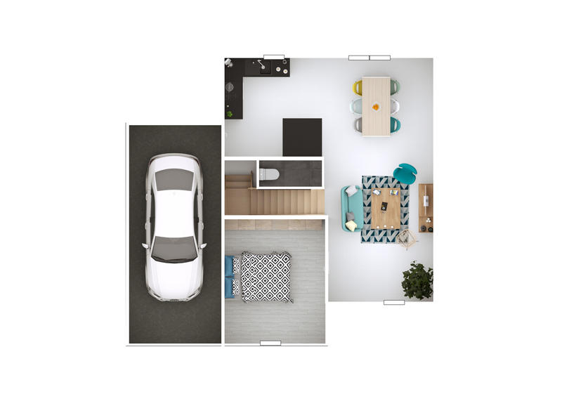 Maison - 105 m² - 5 pièces