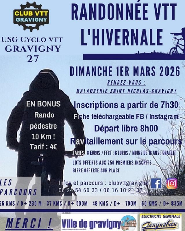Randonnée Vtt l'hivernale