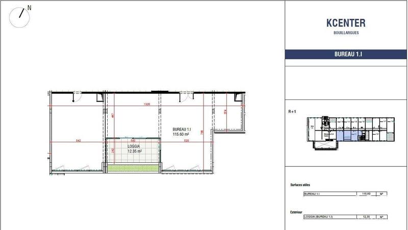 Bureau - 116 m²