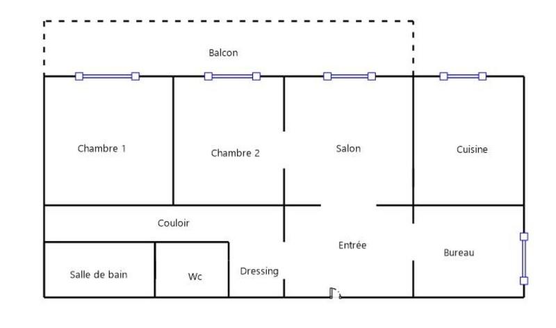 Appartement - 68 m² - 3 pièces
