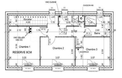 Maison - 86 m² - 4 pièces