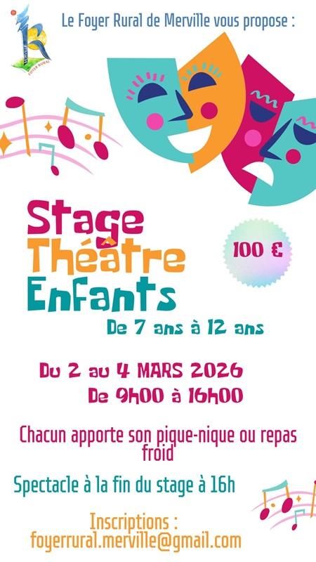Stage Théâtre Pour Enfants