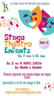 Stage Théâtre Pour Enfants