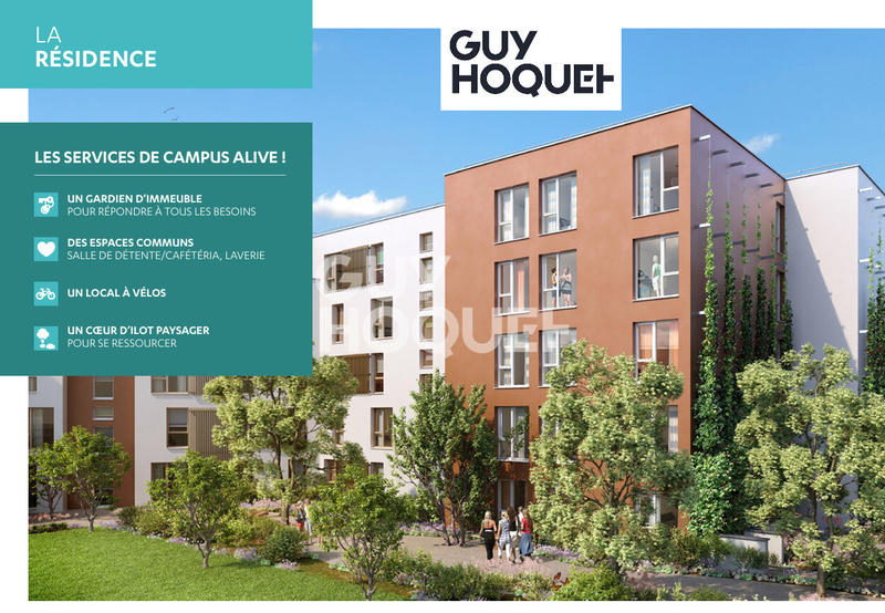 Appartement - 19 m² - 1 pièce