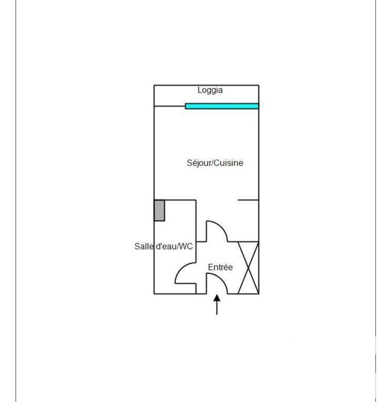 Appartement - 20 m² - 1 pièce