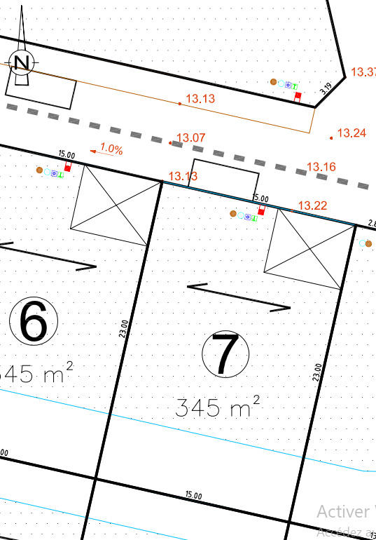 Terrain constructible - 345 m²