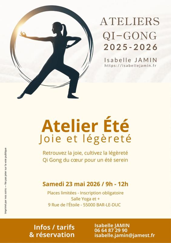 Atelier Qi-Gong été - Joie et légèreté