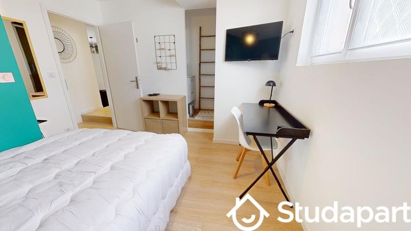 Chambre - 9 m² - 1 pièce