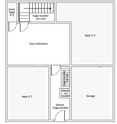 Immeuble - 266 m² - 12 pièces