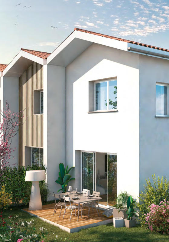 Maison de ville - 73 m² - 3 pièces