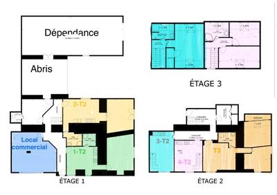 Immeuble - 191 m² - 12 pièces