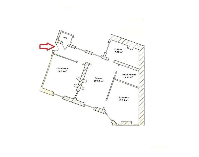 Appartement - 63 m² - 3 pièces