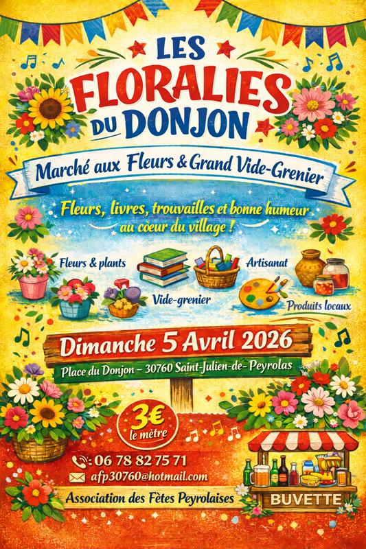Vide grenier - les floralies du donjon