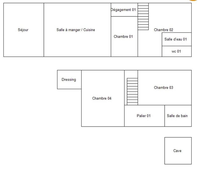 Appartement - 130 m² - 7 pièces