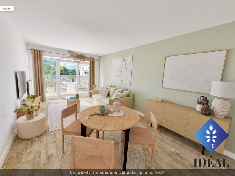 Appartement - 62 m² - 3 pièces