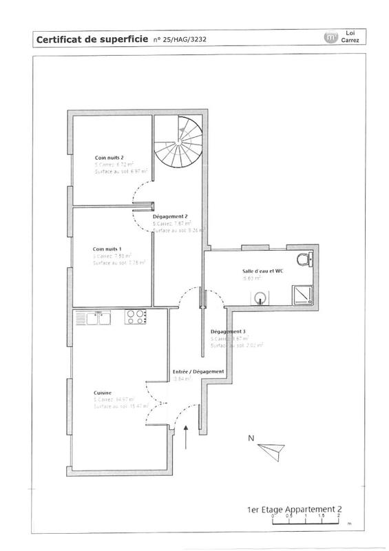 Appartement - 66 m² - 3 pièces
