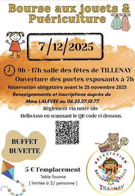 Bourse aux jouets - puériculture