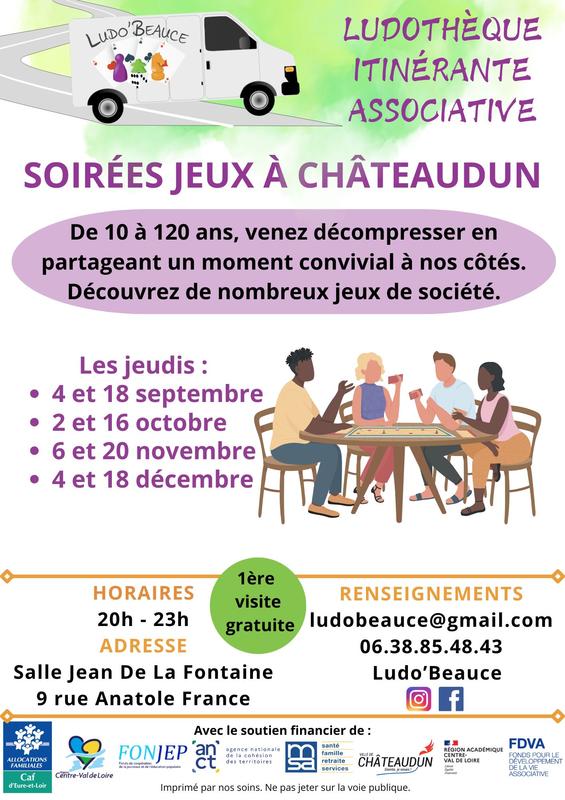 Soirée jeux de société