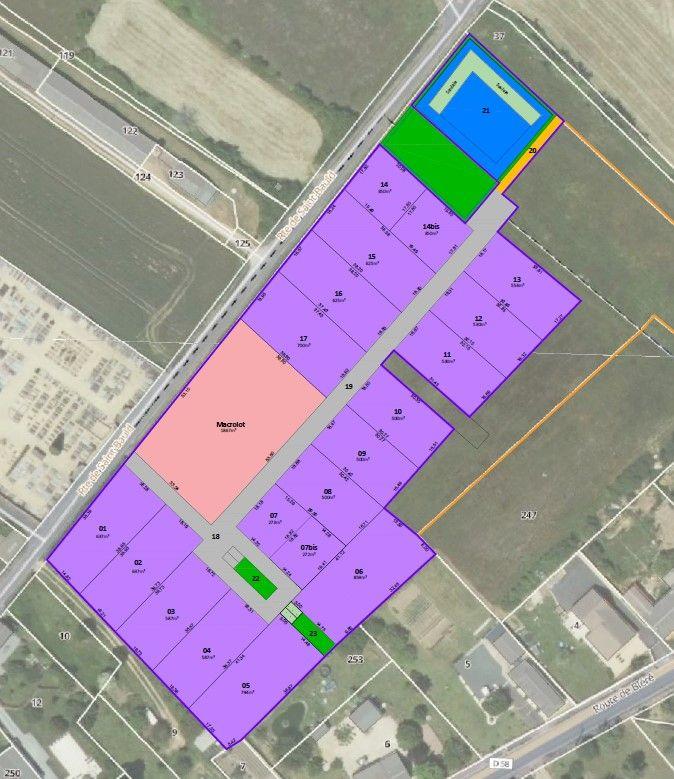 Terrain constructible - 627 m²