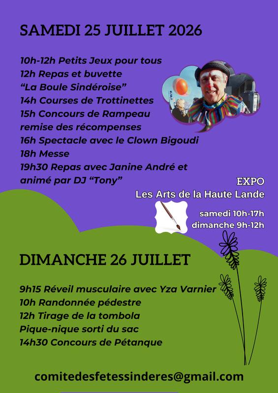 Fêtes locales - Sindères