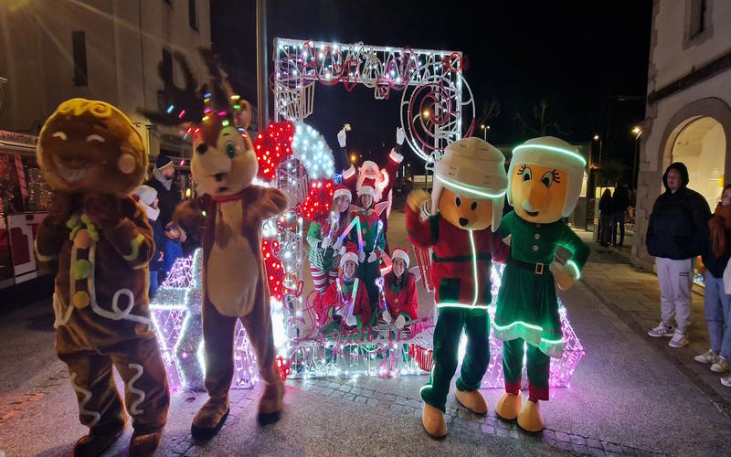 Parade lumineuse du Père Noël