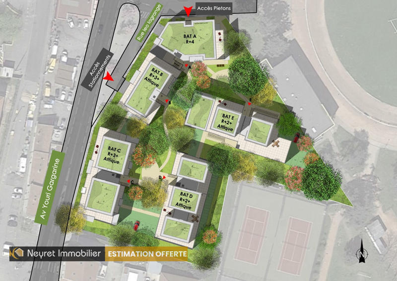 Appartement - 42 m² - 2 pièces